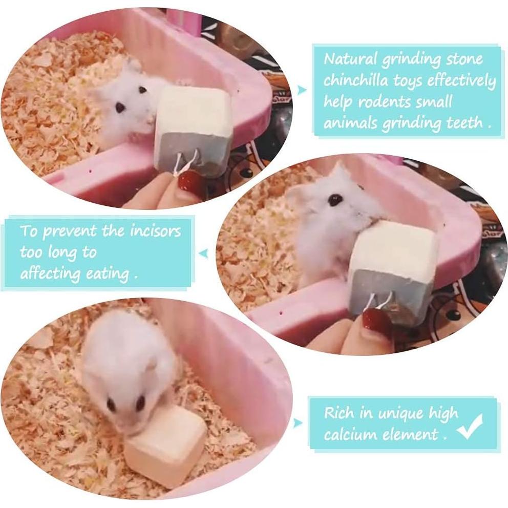 Bloques de Lava para Masticar BLSMU - 8 Piezas para Roedores