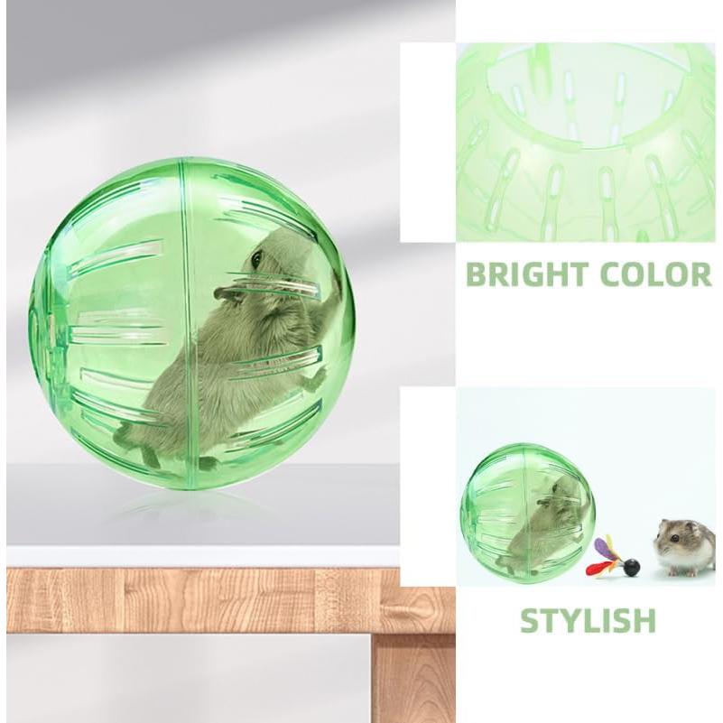 Bola de Ejercicio para Hámster DRESSOOS 12cm Verde Claro
