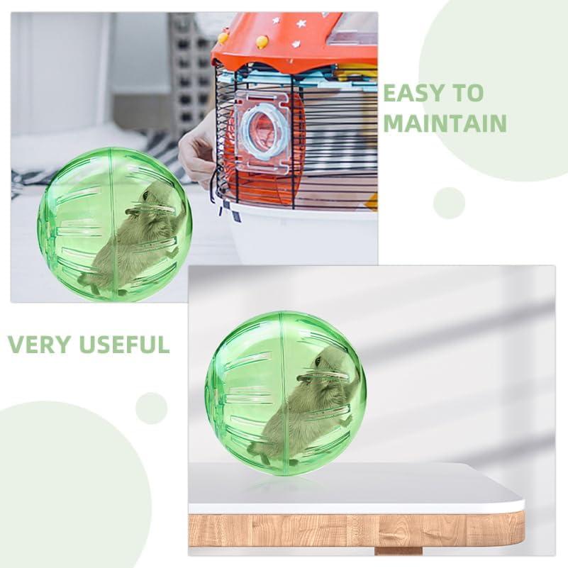 Bola de Ejercicio para Hámster DRESSOOS 12cm Verde Claro