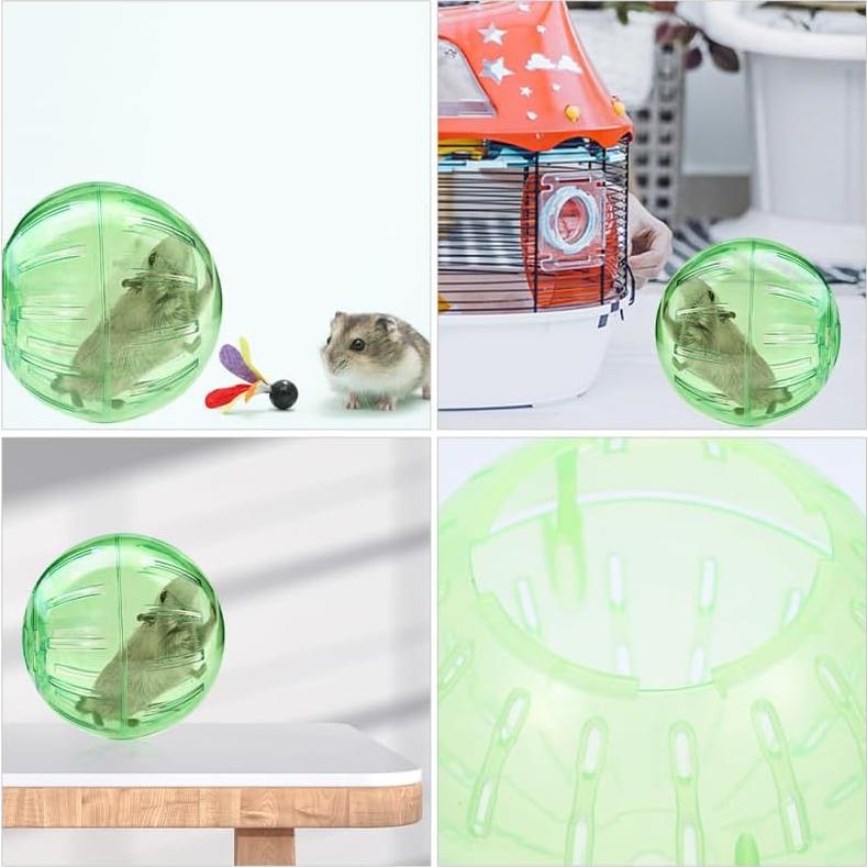 Bola de Ejercicio para Hámster DRESSOOS 12cm Verde Claro