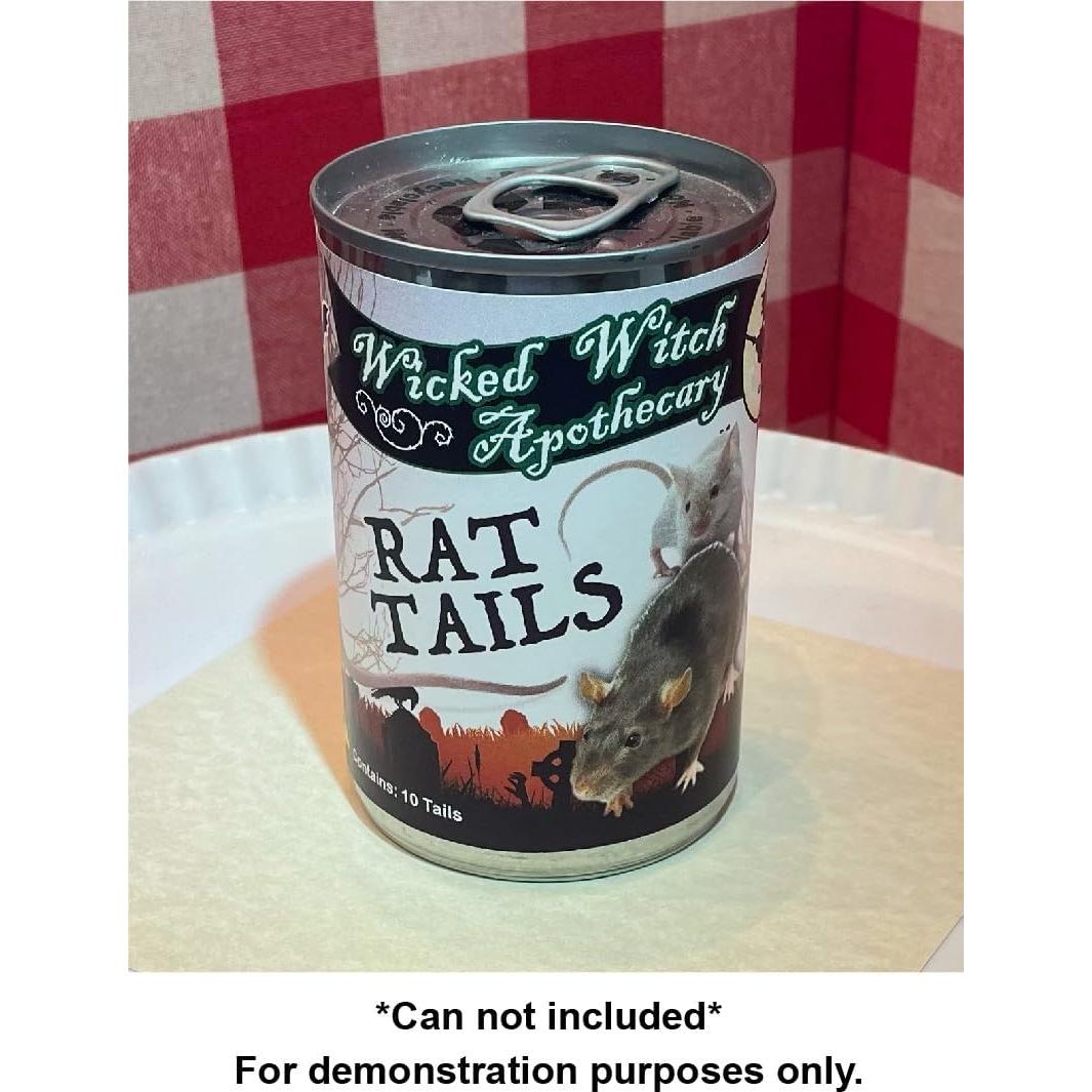 Paquete de 5 Etiquetas de Lata de Sopa de Broma Halloween