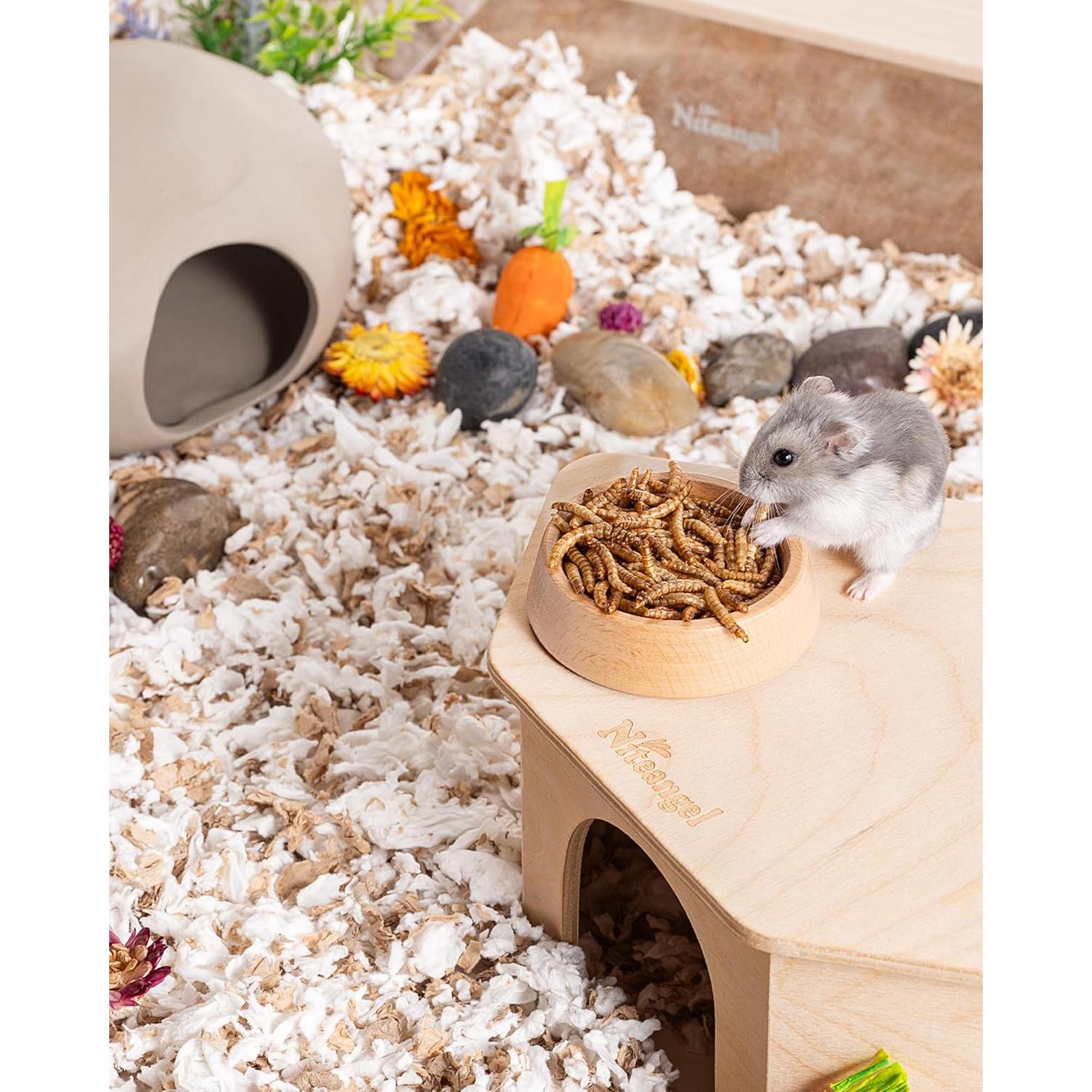 Snack Natural para Hámsters Niteangel - Gusanos Secos 28g