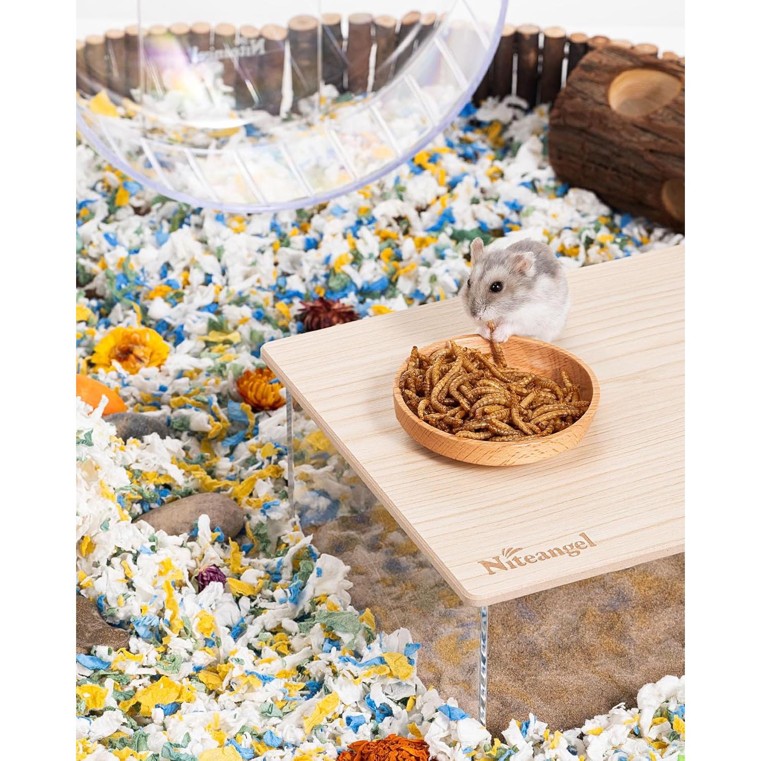 Snack Natural para Hámsters Niteangel - Gusanos Secos 28g