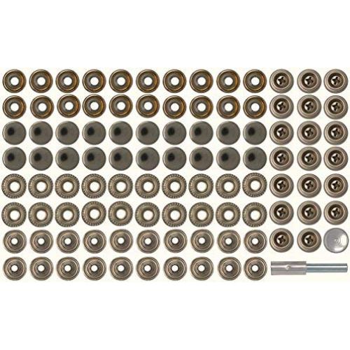 Kit de Botones a Presión HuBB Hardware - 101 Piezas