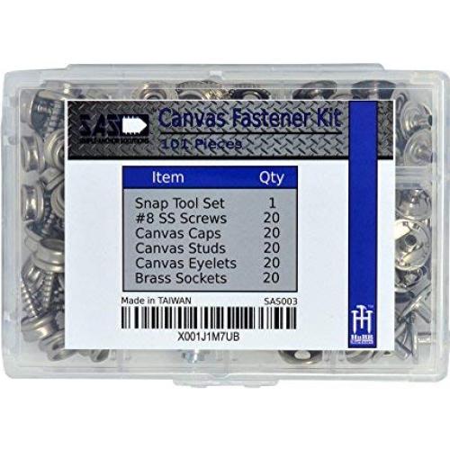 Kit de Botones a Presión HuBB Hardware - 101 Piezas