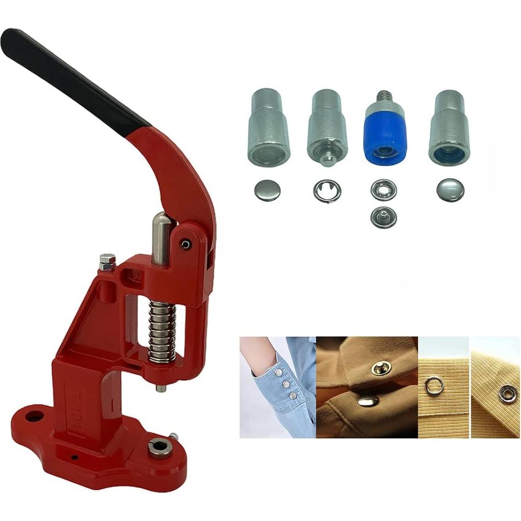 Kit de Botones de Prong HOBBY TRENDY 600 Piezas 9.5 mm