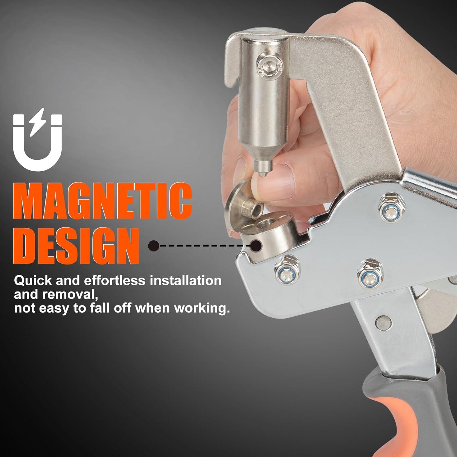 Kit de Herramienta de Botón a Presión Yewltvep con Estuche