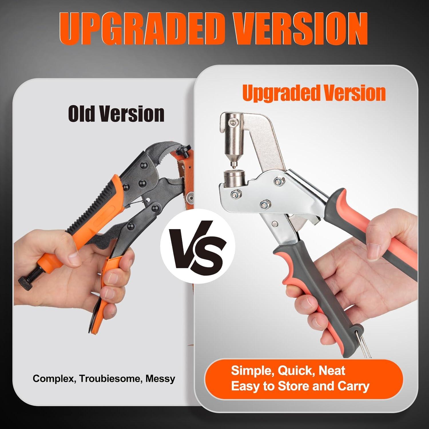 Kit de Herramienta de Botón a Presión Yewltvep con Estuche