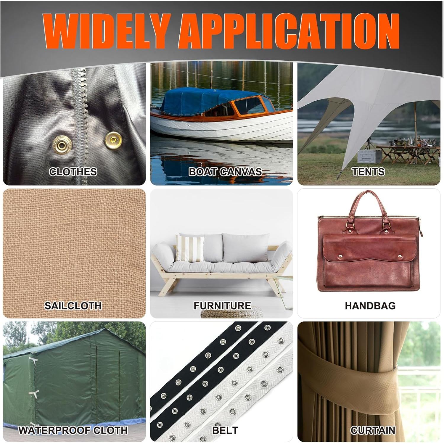 Kit de Herramienta de Botón a Presión Yewltvep con Estuche