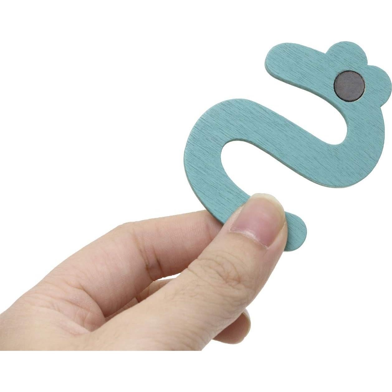 Imanes de Madera Letras ABC PENTA ANGEL 26 Pcs Educativos