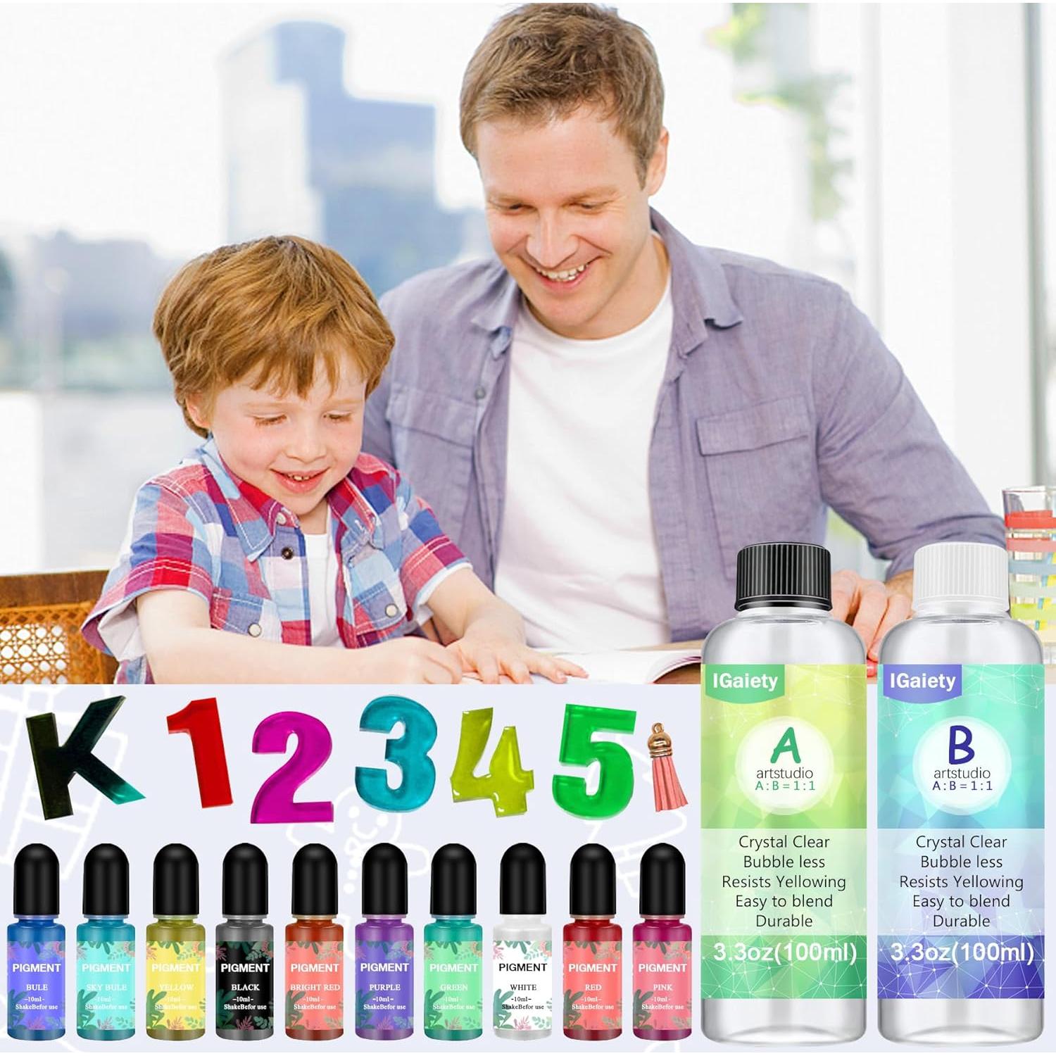 Kit de Inicio Molde Alfabeto Resina IGaiety 169 Piezas