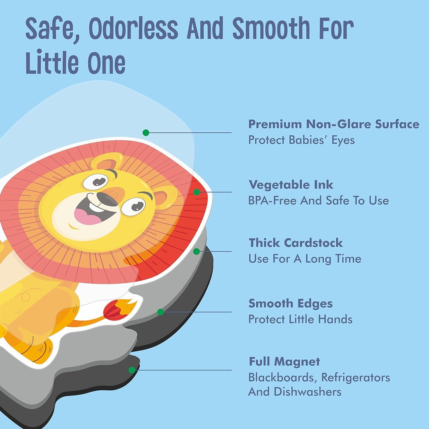 Juego de Alfabeto Magnético SpriteGru 78 Piezas para Niños