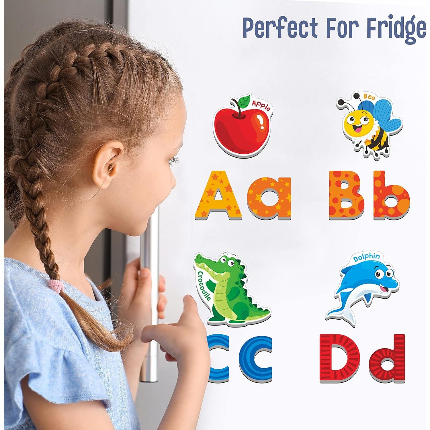 Juego de Alfabeto Magnético SpriteGru 78 Piezas para Niños