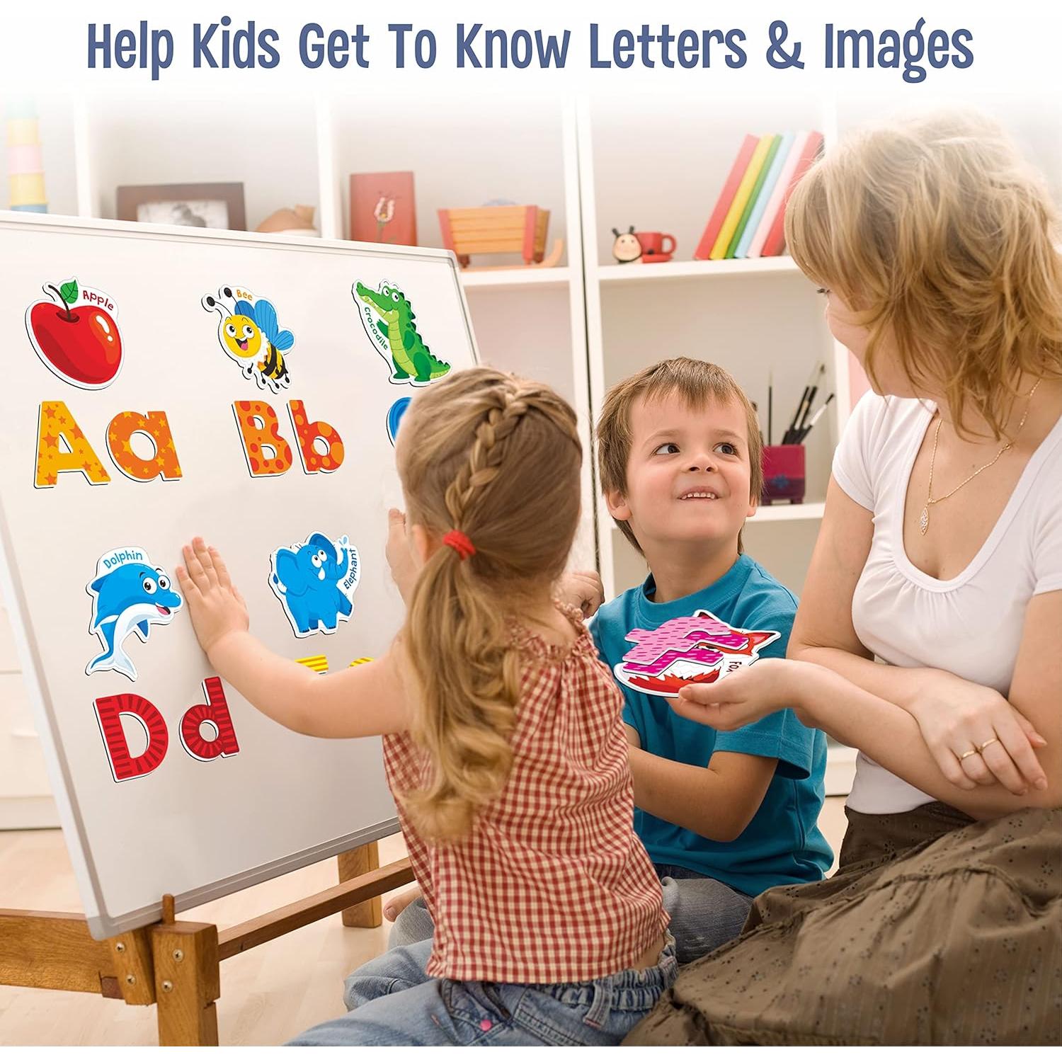 Juego de Alfabeto Magnético SpriteGru 78 Piezas para Niños