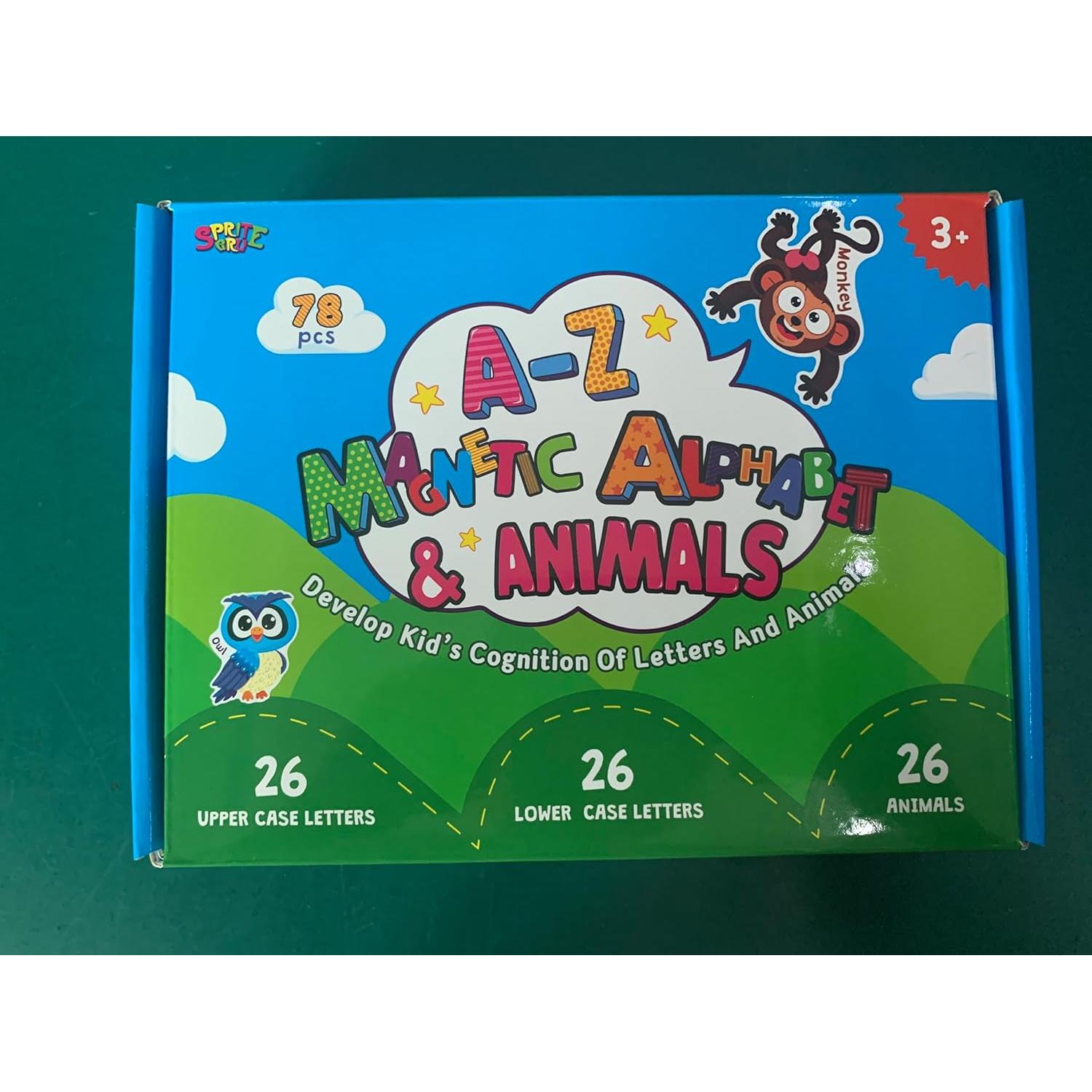 Juego de Alfabeto Magnético SpriteGru 78 Piezas para Niños