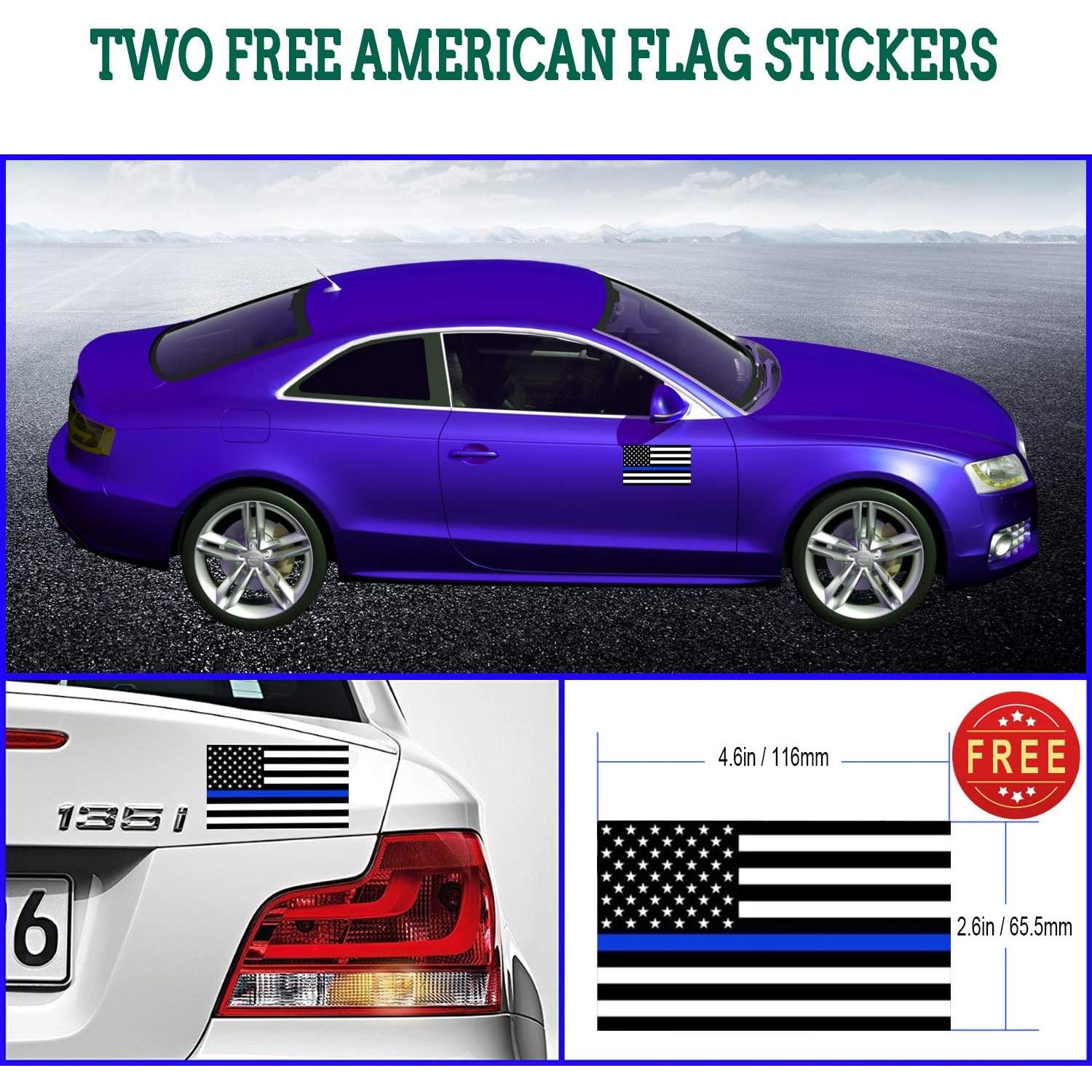 Marco de Placa de Licencia Patriótico FBJTDQ - Aluminio 30.48x15.24 cm