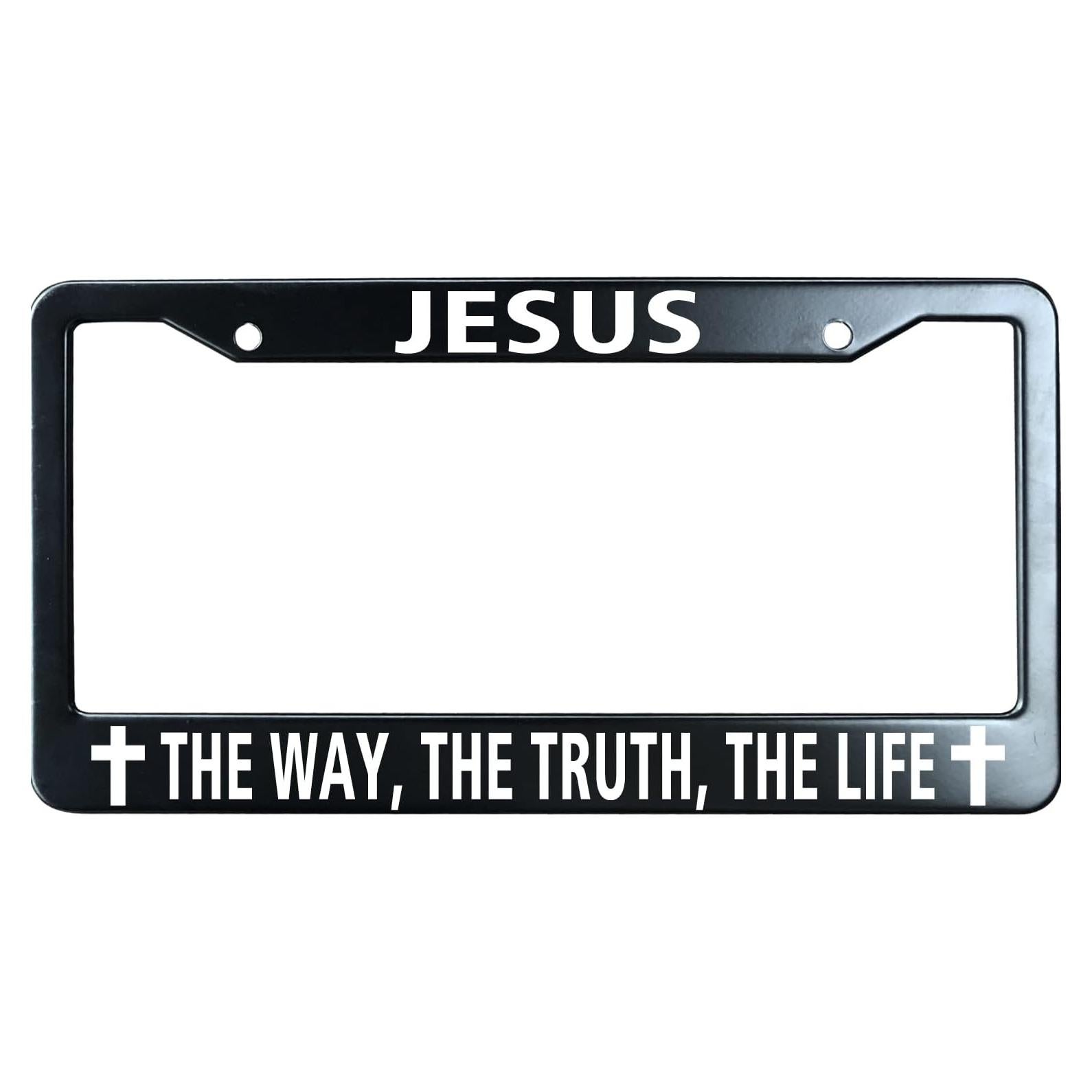 Marco de Placa de Licencia URCustomPro Acero Inoxidable Negro Mate