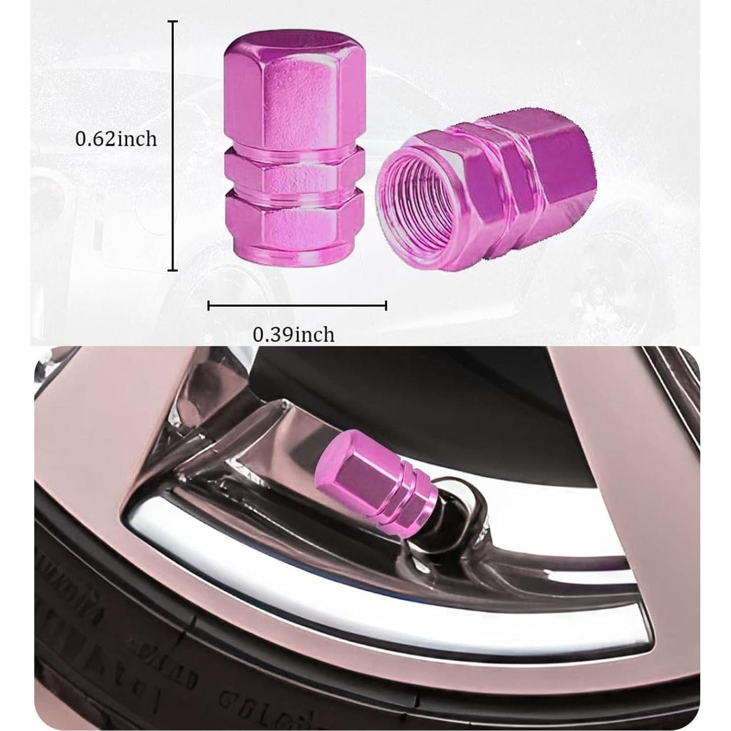 Marco de Placa de Licencia Rosa Shutuan - 2 Paquetes 31.75x16cm