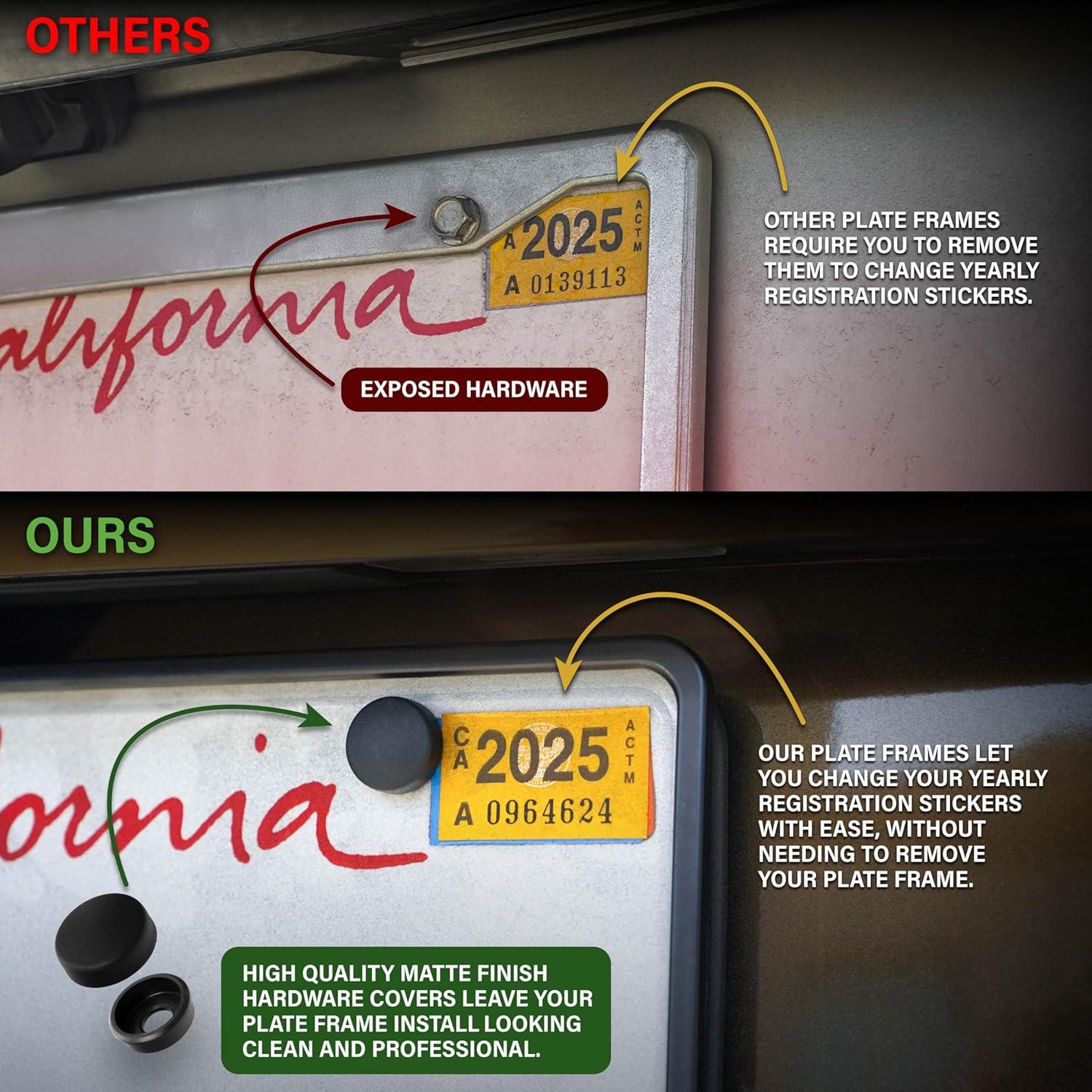 Marco de Placa de Licencia USR para Toyota Land Cruiser 1951-2025