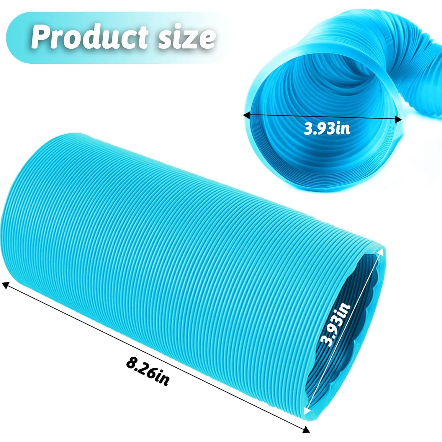 Túneles para Hámster PINVNBY 2 Pcs + 19 Juguetes Naturales