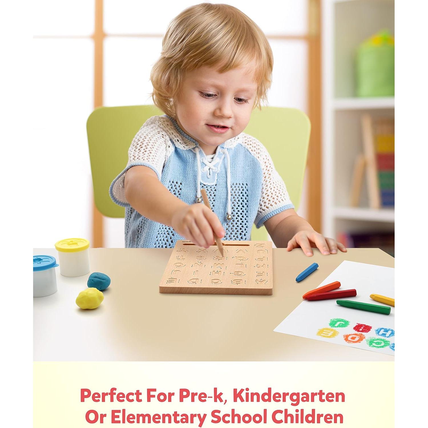 Tablero de Trazado de Letras de Madera Coogam 21.1x16 cm