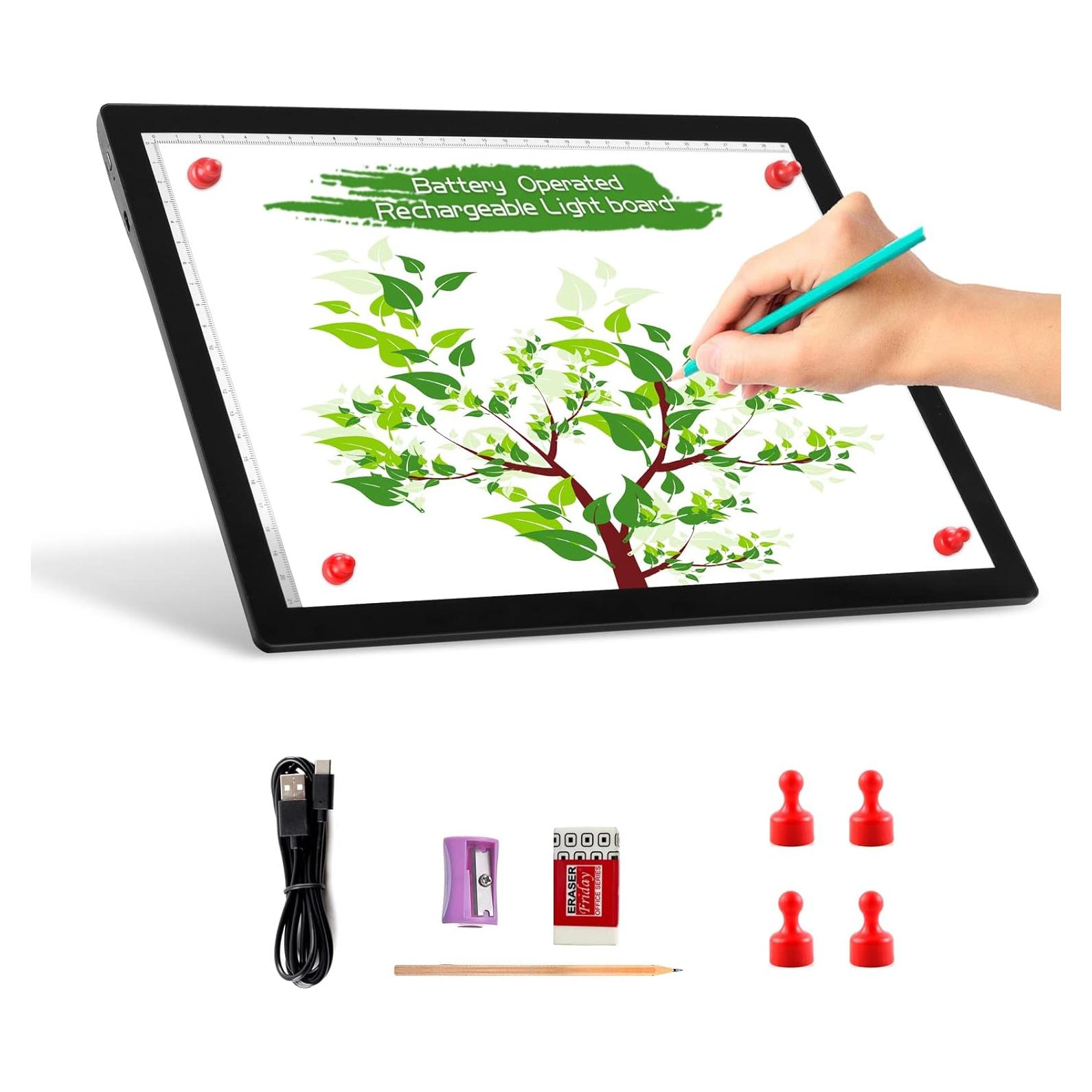 Tablero de Luz A4 TOHETO Inalámbrico LED Recargable