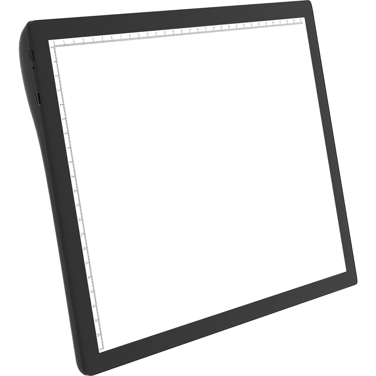 Rechargeable Light Box for Tracing Board Portable Cordless Light Pad Drawing A4 LED Trace Lights, Golspark Wireless Battery Operated Copy Board Dimmable Black Diamond Painting Sketch