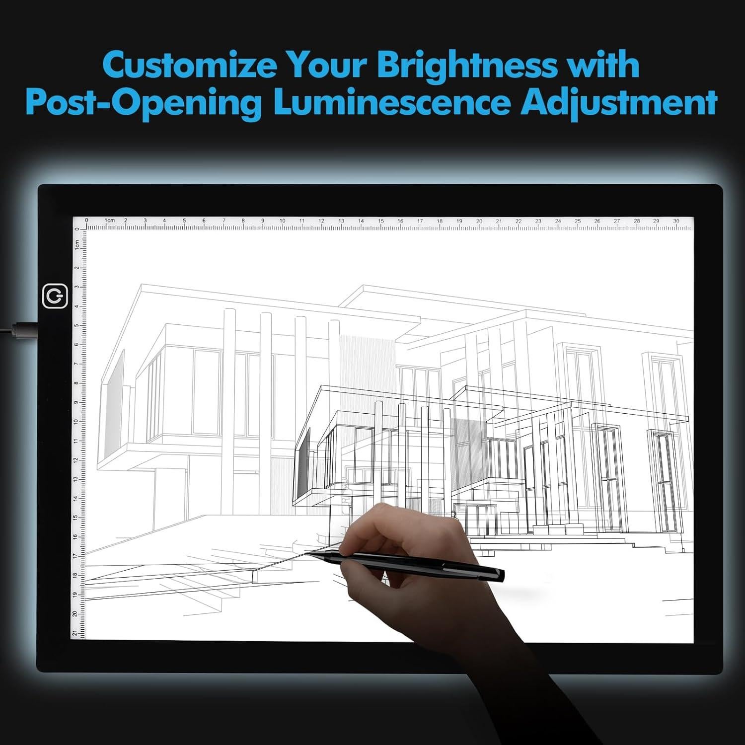 Almohadilla de Luz LED A4 Dorhui con Herramientas de Vinilo