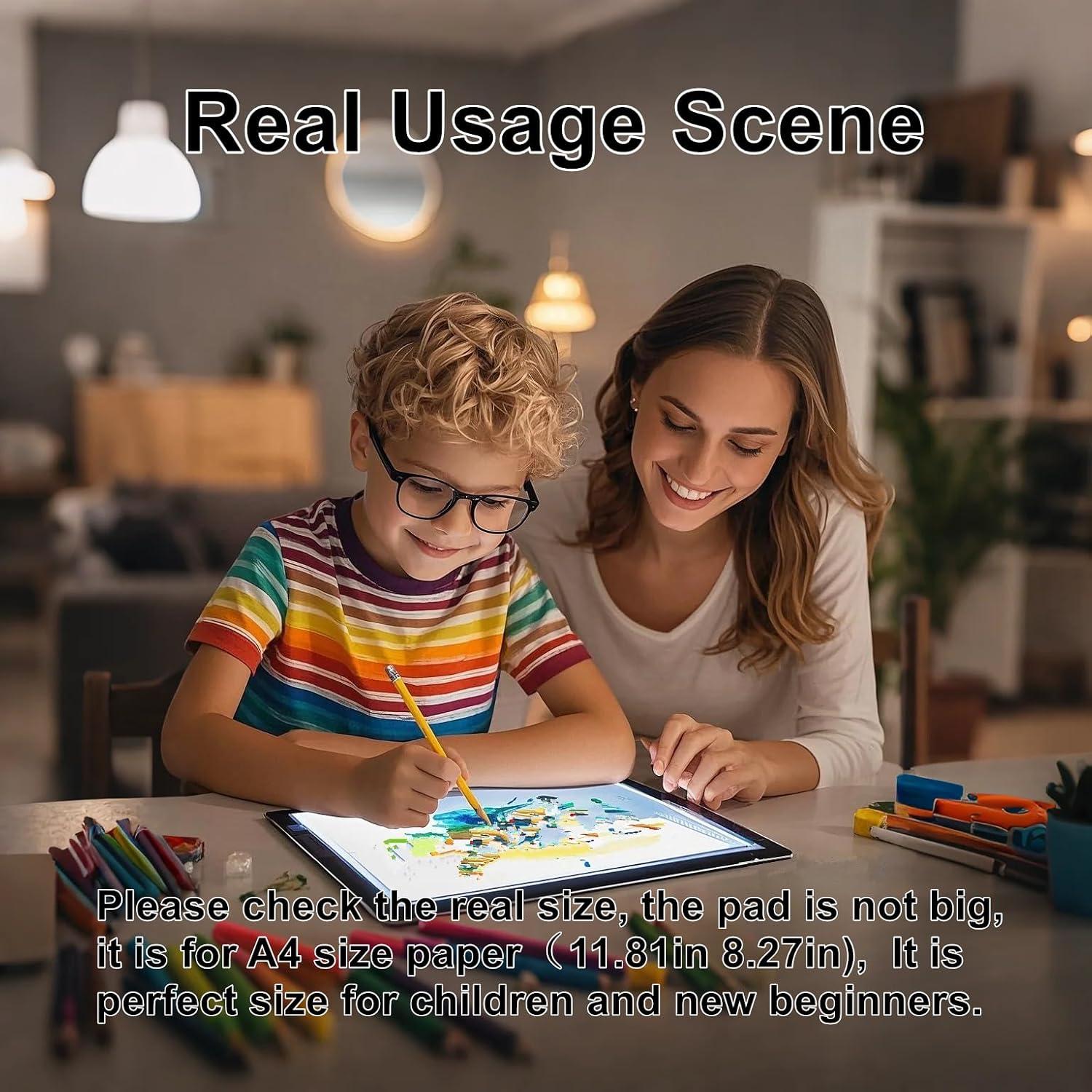 Pad de Luz LED A4 YUZAMOOR con 3 Niveles de Iluminación