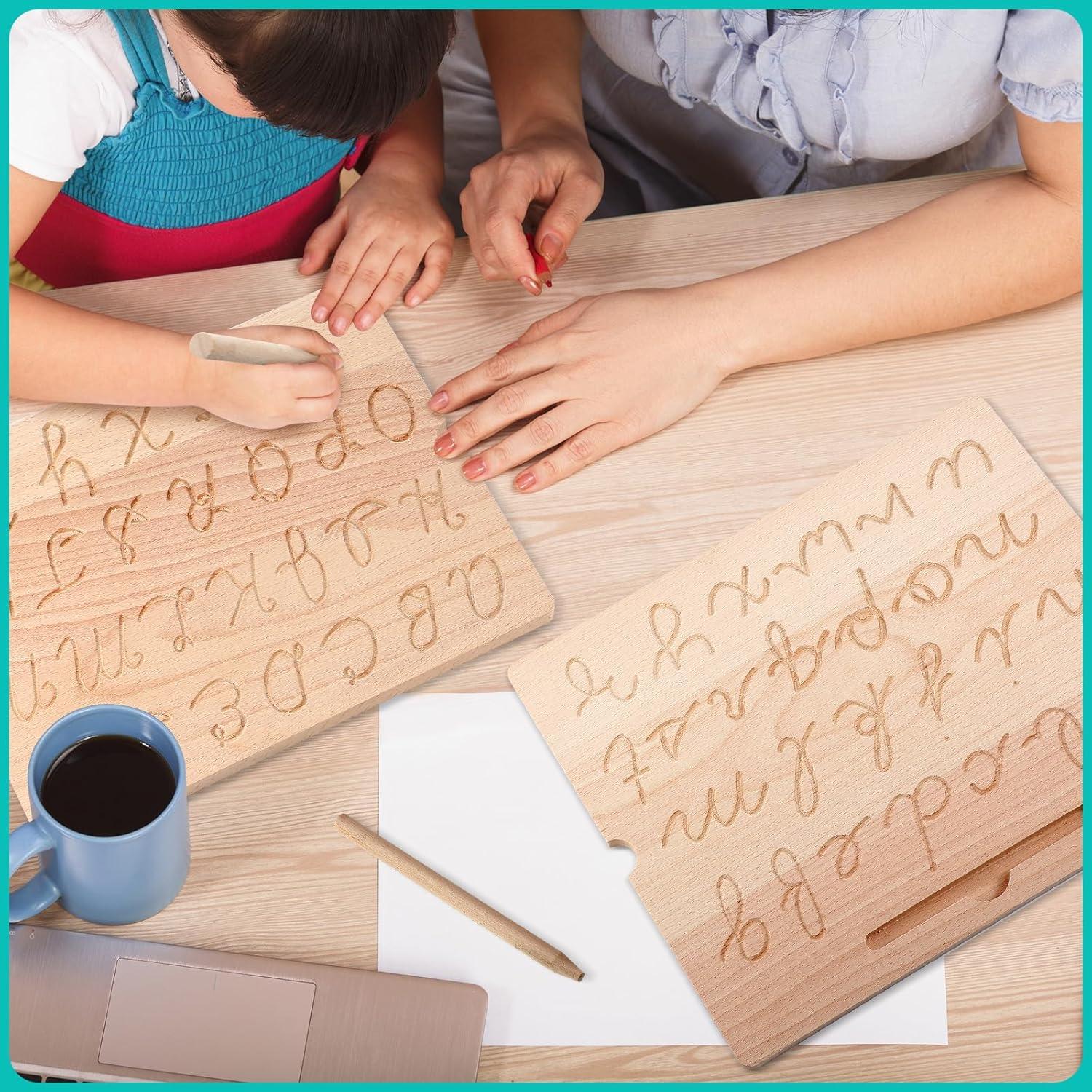 Tablero de Trazado de Letras y Números MotiMind Doble Cara