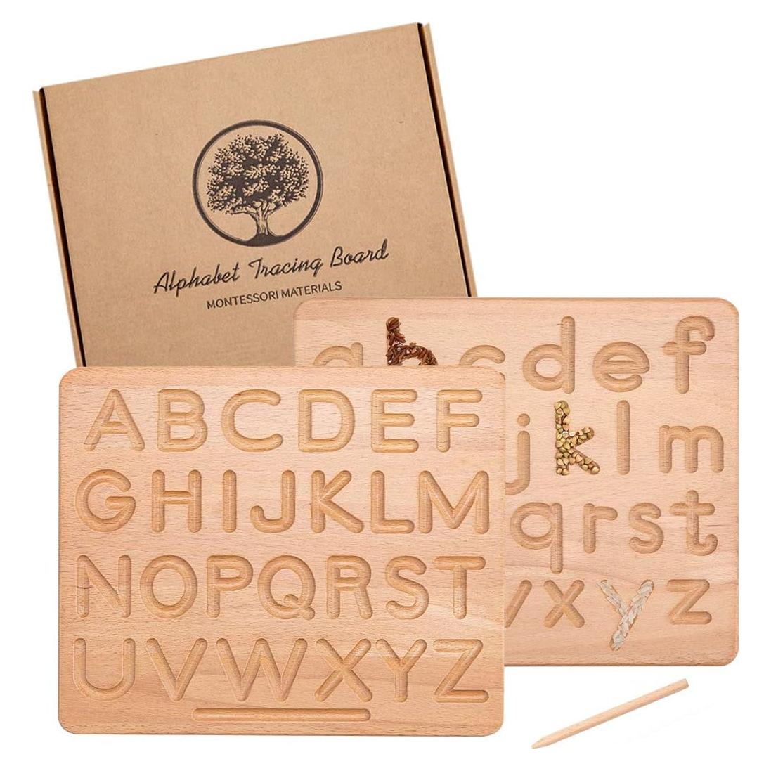 Tablero de Trazado de Letras de Madera JETM.HH 24x20 cm