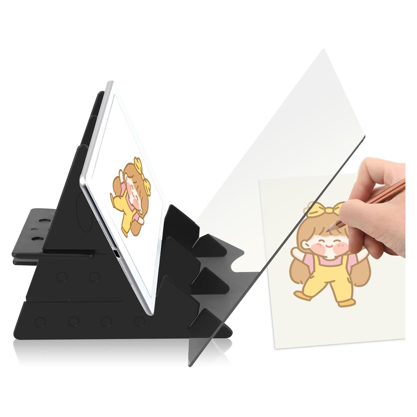 Tablero de Dibujo Óptico TRTYEF Portátil para Teléfonos y Tabletas