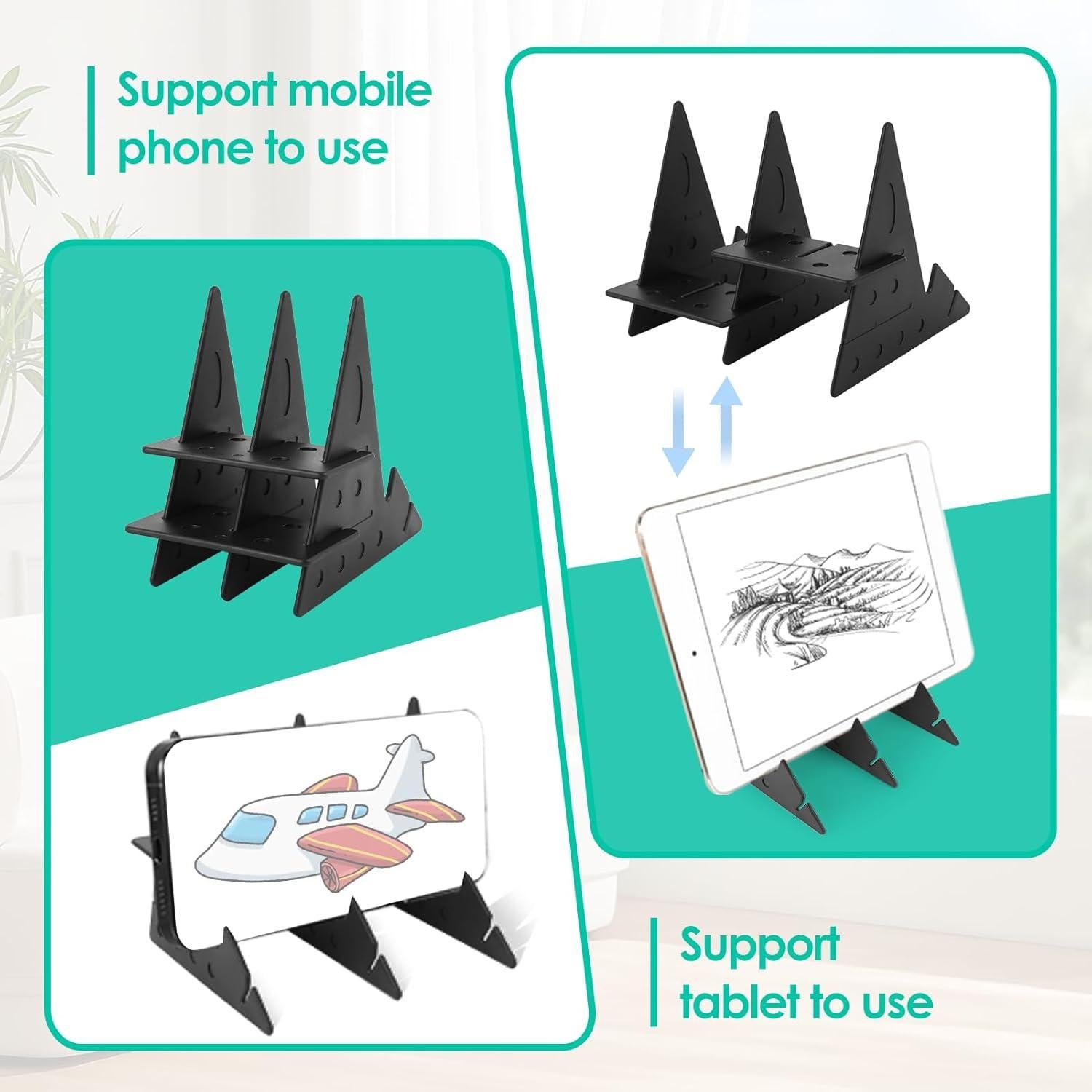 Tablero de Dibujo Óptico TRTYEF Portátil para Teléfonos y Tabletas
