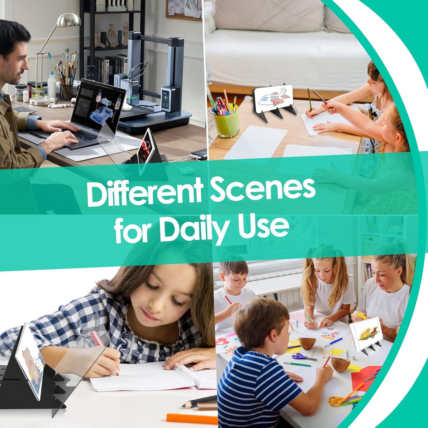 Tablero de Dibujo Óptico TRTYEF Portátil para Teléfonos y Tabletas