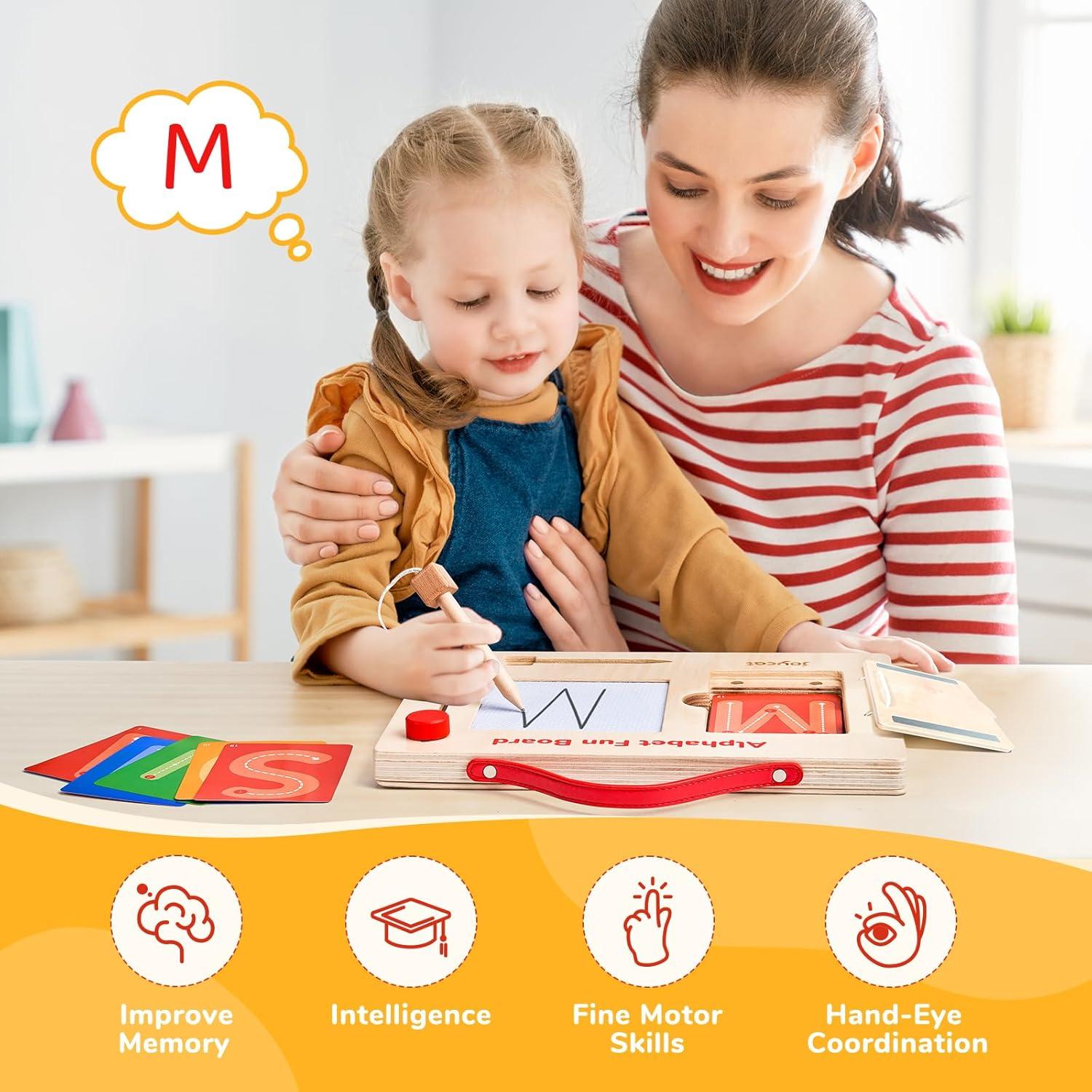 Tablero de Trazado de Letras Magnéticas JoyCat 29.7x23.8cm