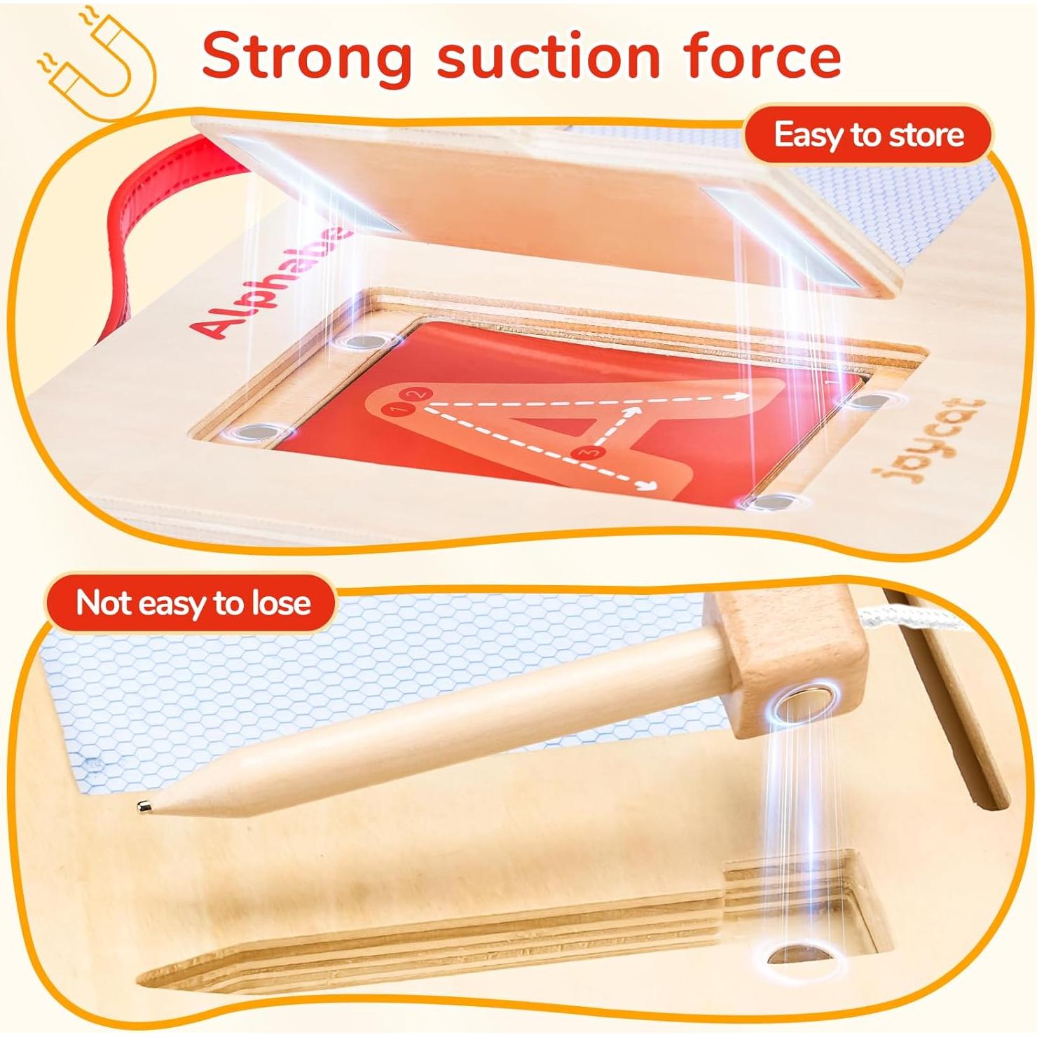 Tablero de Trazado de Letras Magnéticas JoyCat 29.7x23.8cm