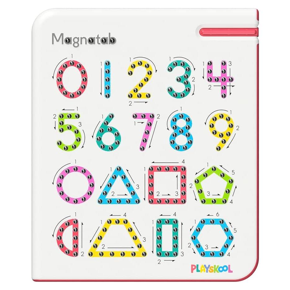 Playskool Magnatab - Juguete Magnético de Números y Formas
