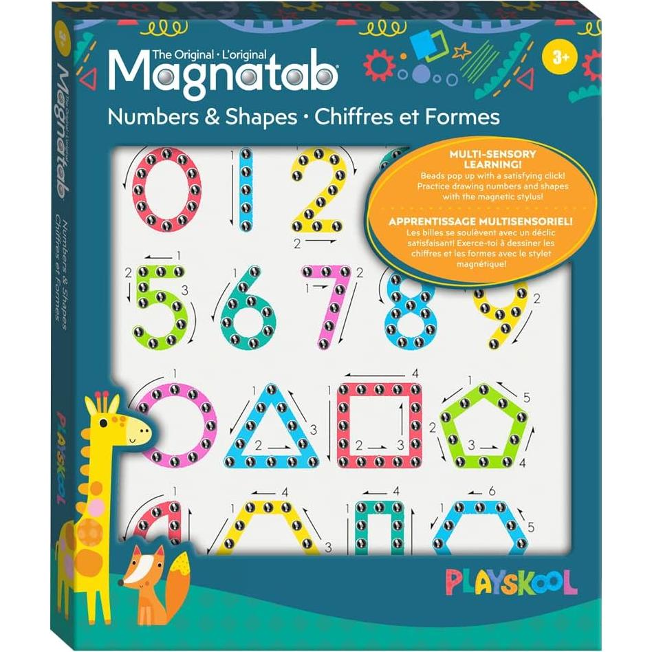 Playskool Magnatab - Juguete Magnético de Números y Formas