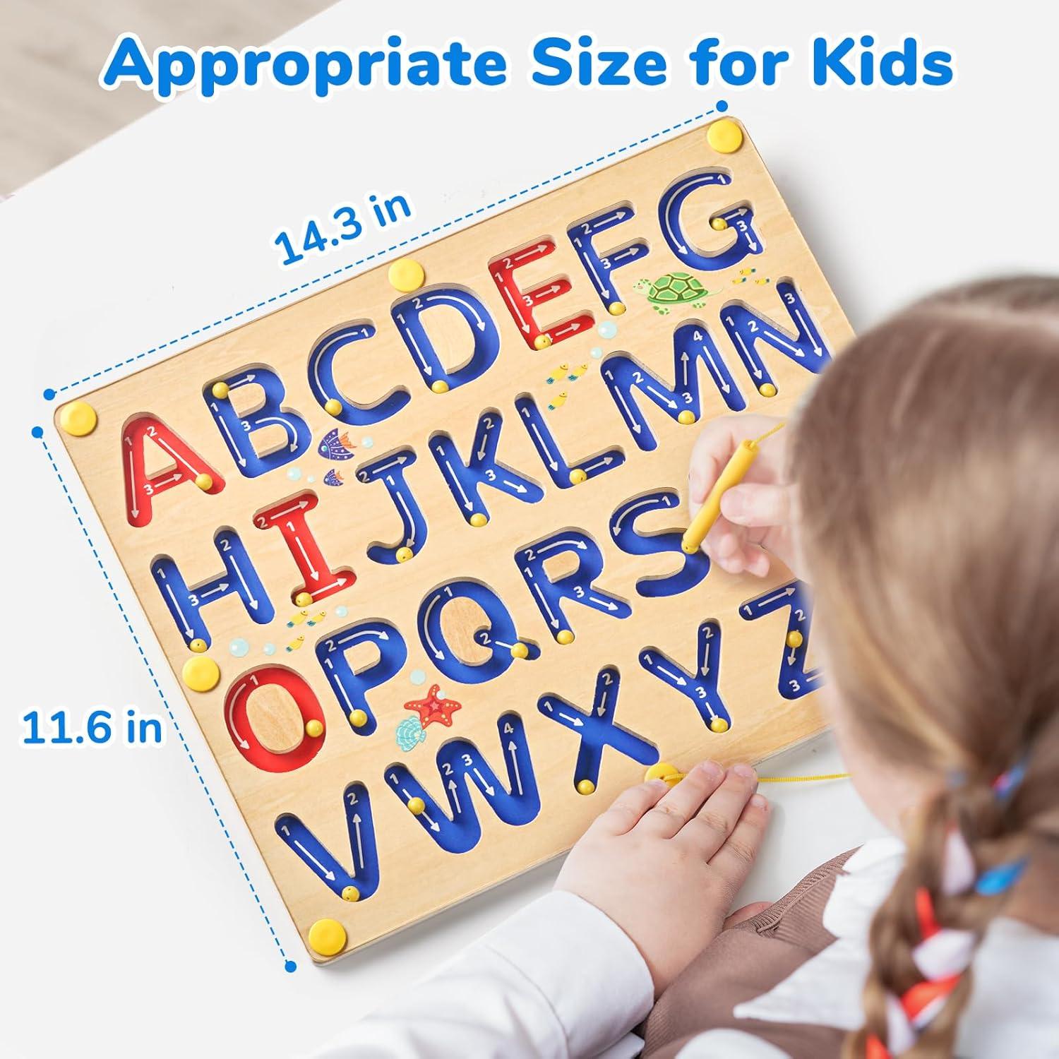 Tablero de Letras Magnéticas JoyCat para Niños 3-5 Años