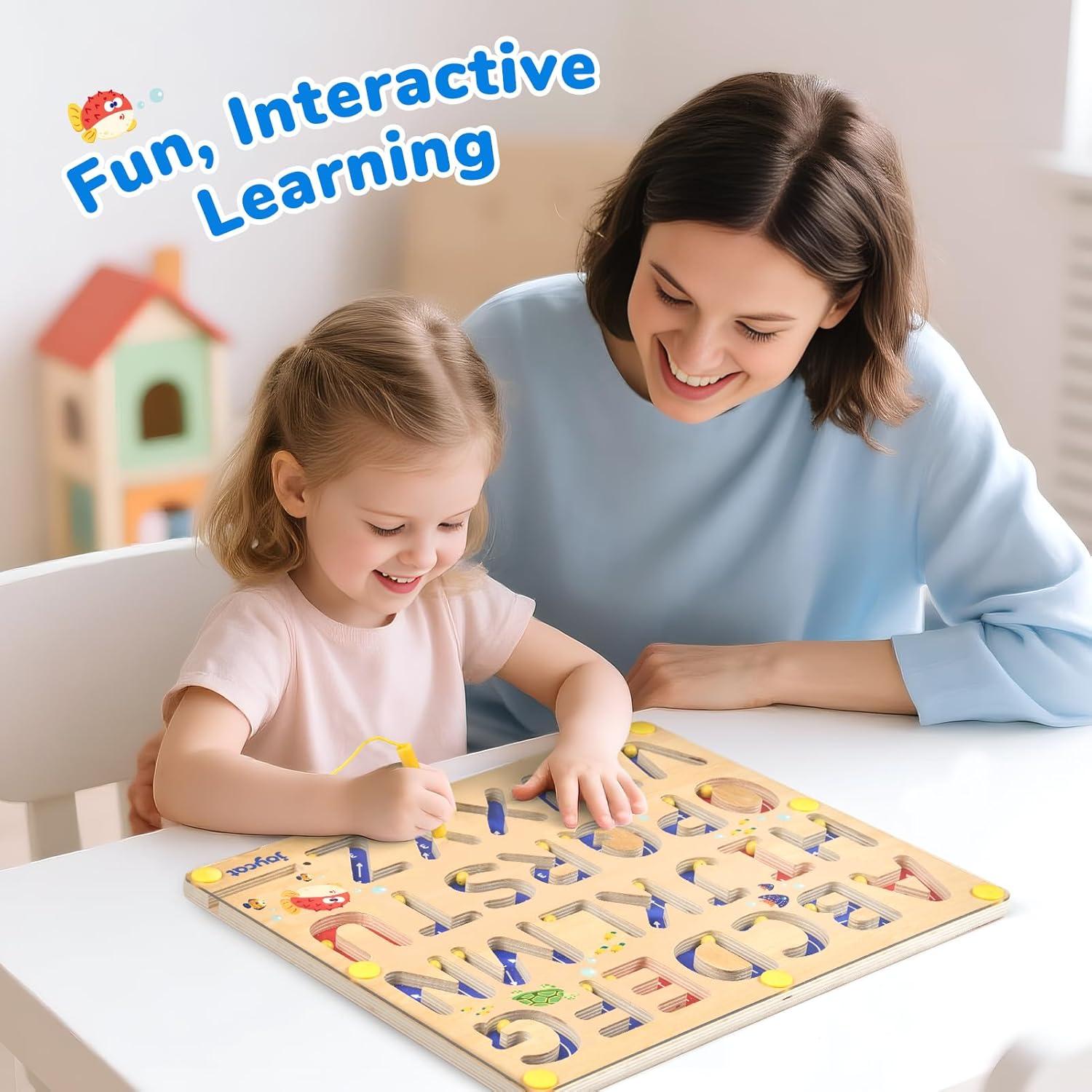 Tablero de Letras Magnéticas JoyCat para Niños 3-5 Años