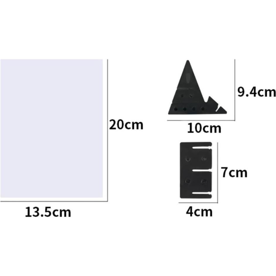 Tablero de Dibujo Portátil MJJLT 20x14cm Luz LED Ajustable