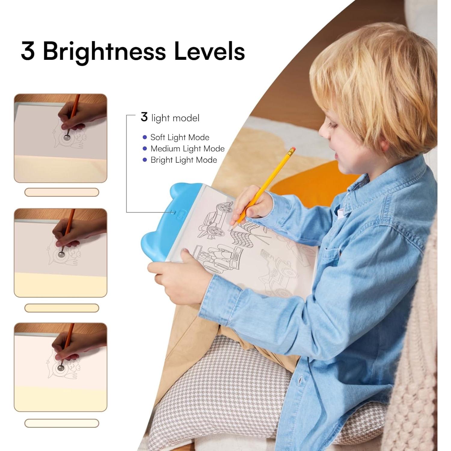 Almohadilla de Trazado Iluminada Caydo 31.5x22.1 cm Azul