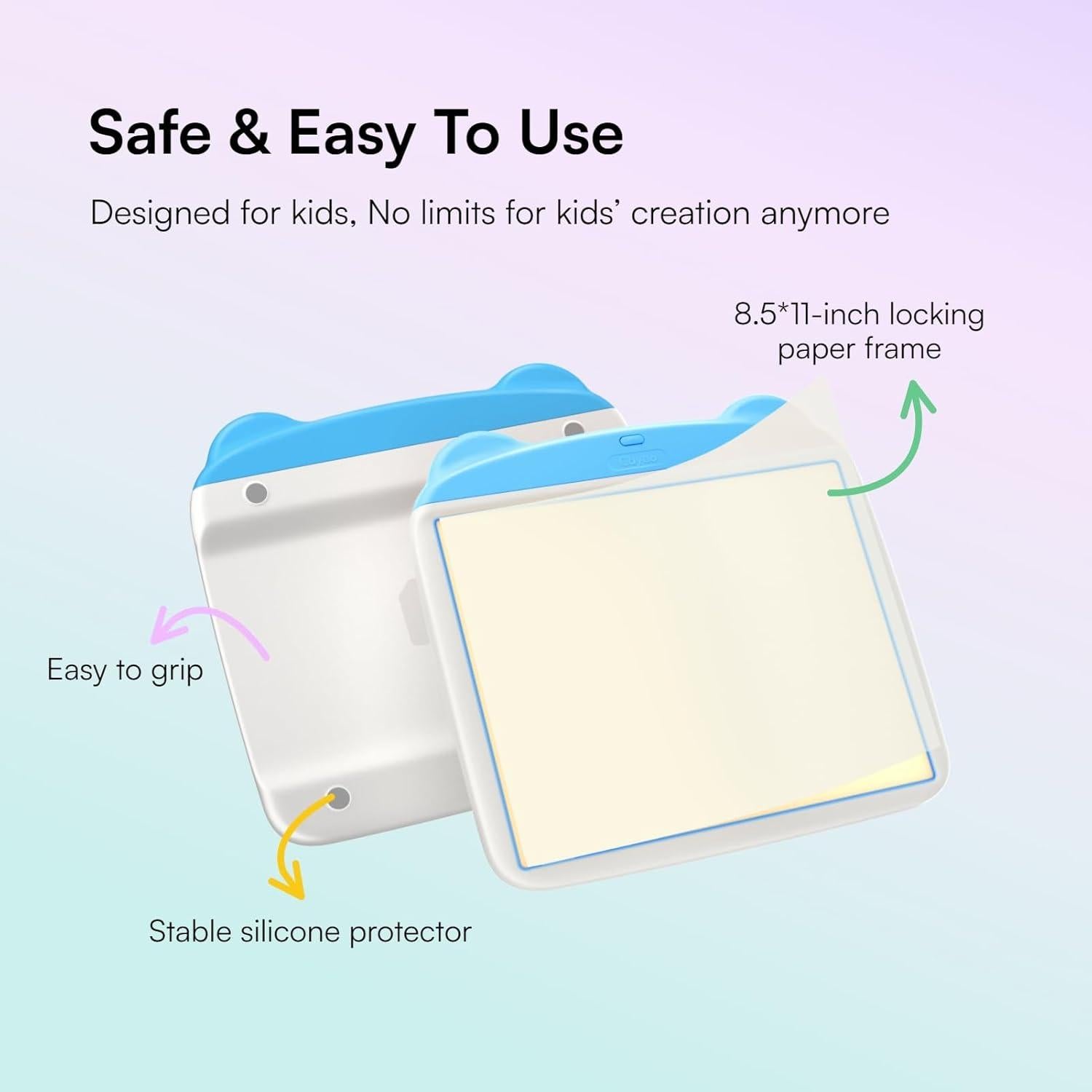 Almohadilla de Trazado Iluminada Caydo 31.5x22.1 cm Azul