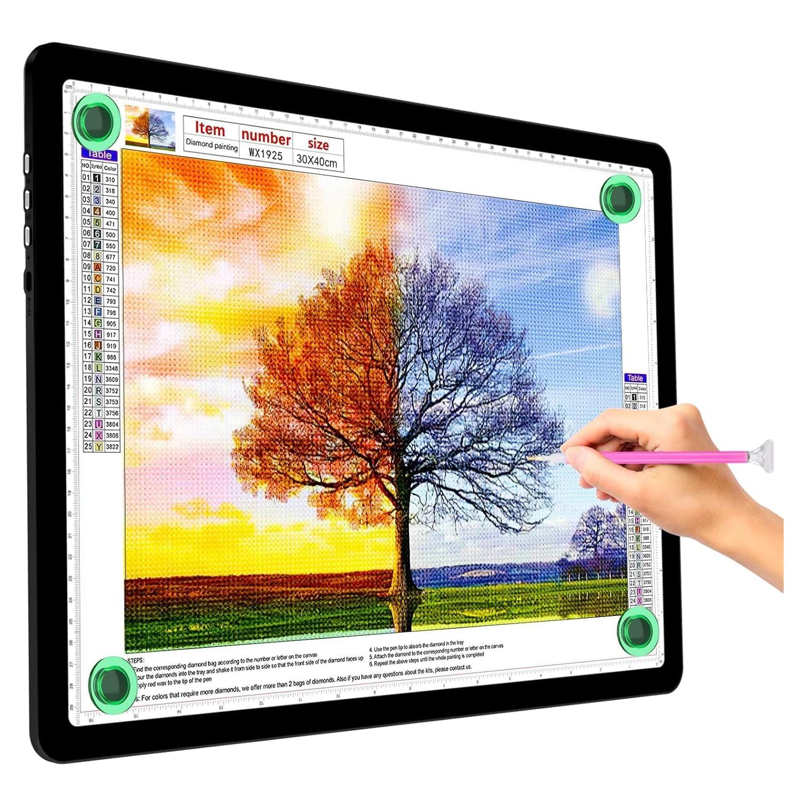 Tabla de Luz A3 KOBAIBAN con Brillo Ajustable y USB-C