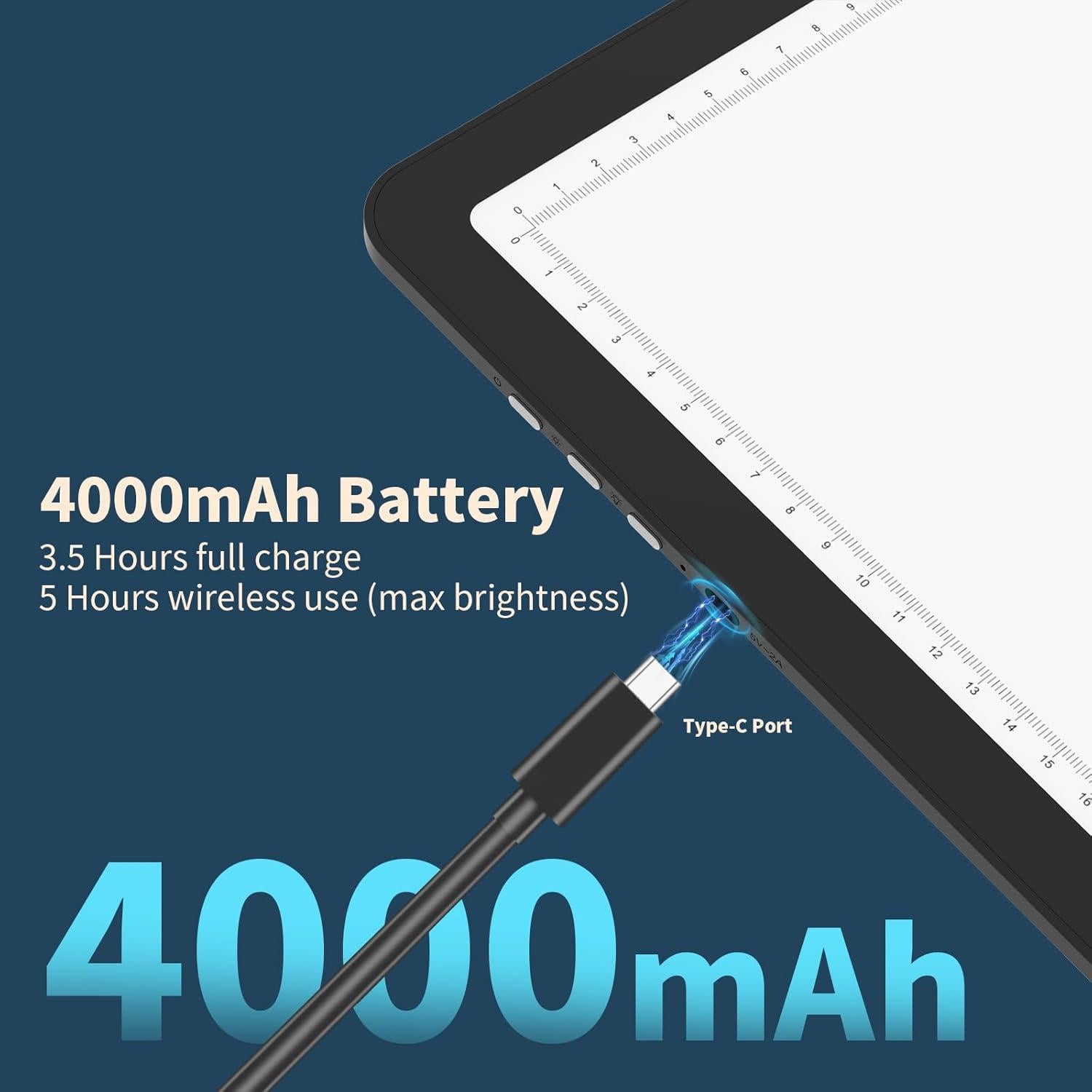 Caja de Luz A4 Recargable YINGWOND 9000LUX Ajustable