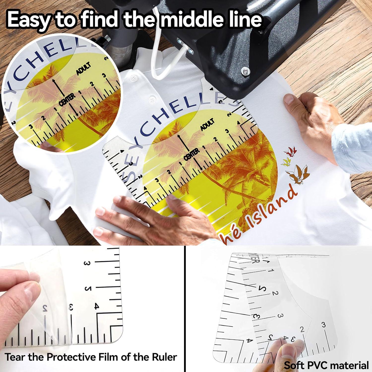 Kit de Herramientas para Sublimación de Camisetas Xuwerikel - 8 Piezas