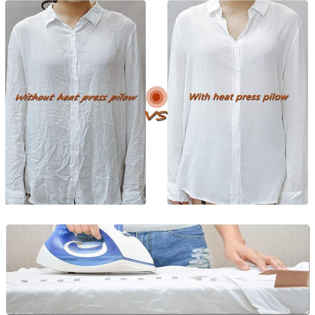 Paquete de 9 Almohadillas de Prensa de Calor JIANGSU - Teflón