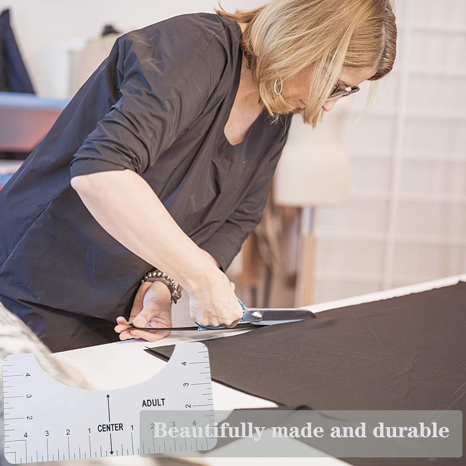 Herramienta de Alineación de Camisetas 4 Tamaños PVC