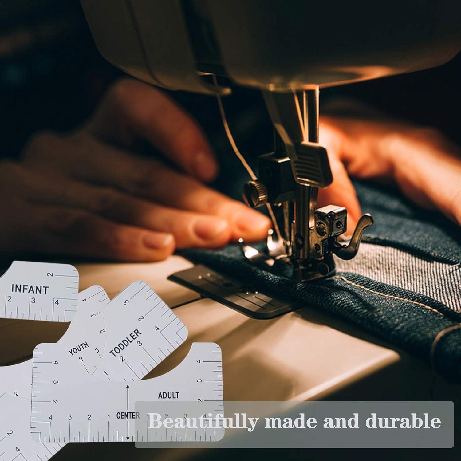 Herramienta de Alineación de Camisetas 4 Tamaños PVC