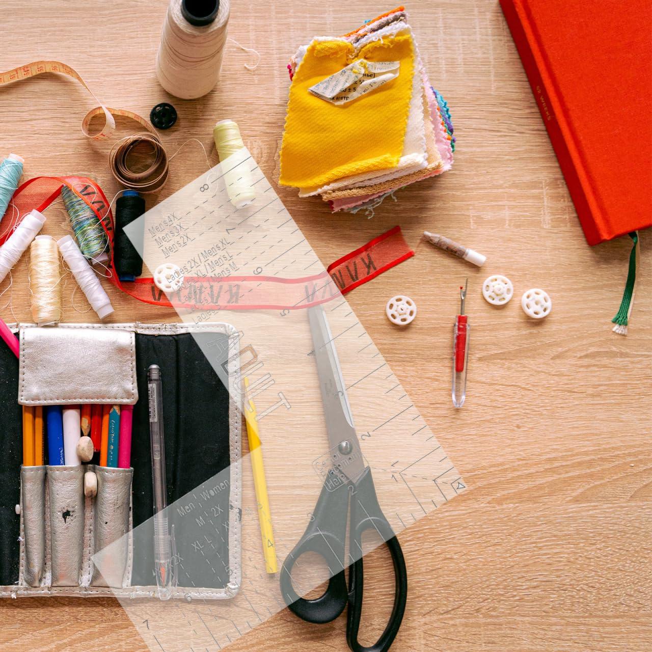 Regla Acrílica para Camisetas DIY DOITOOL 21x18.4cm